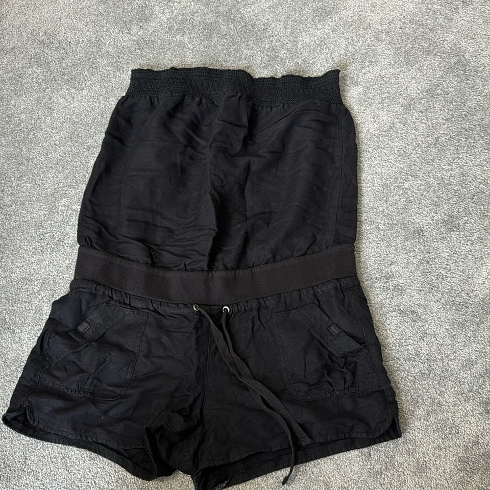 Rewind strapless romper